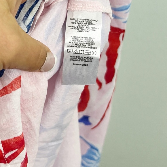 NWT Loft Fish Double Side Tie Maxi Dress - Picture 7 of 7